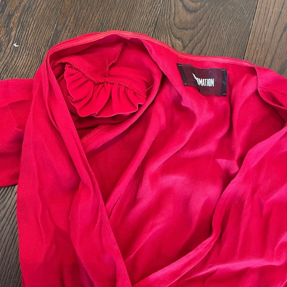 Reformation mini wrap dress - Picture 4 of 9